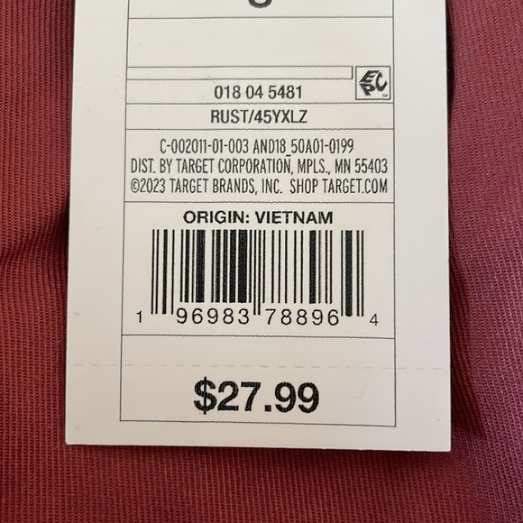 Rust cargo joggers NWT - Picture 3 of 3